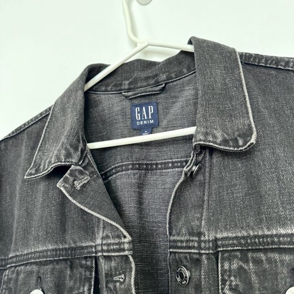 Black Icon Denim Jacket - Picture 4 of 6